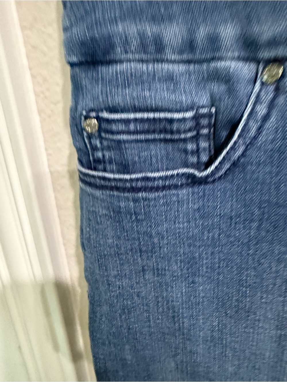 S. C. & Co. Stretch Denim Mini Skirt - Blue L - Picture 5 of 13